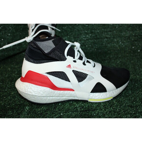 Adidas Stella McCartney Ultraboost 21 Womens Size 9.5 Black Shoes White New - Picture 7 of 11